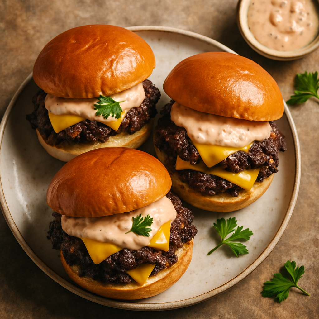 Smash Burgers con Salsa Especial