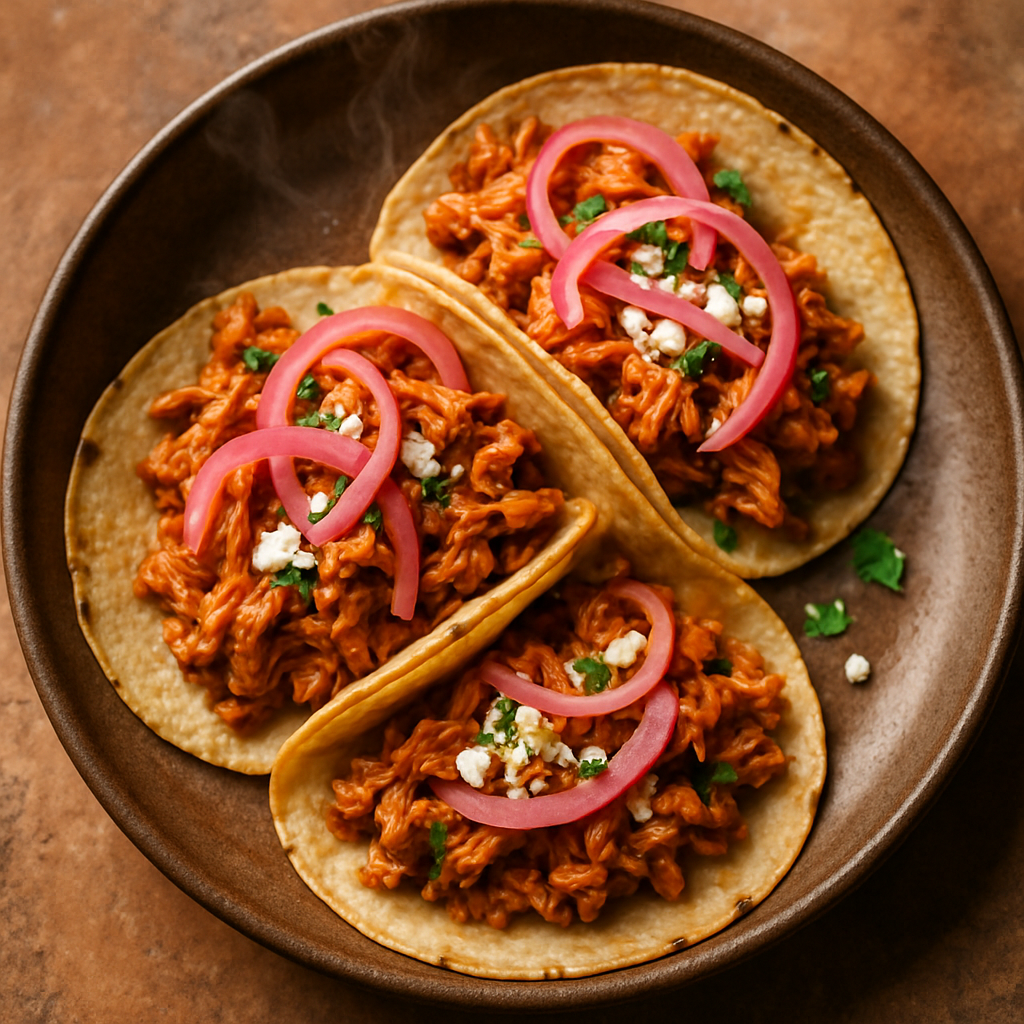 Tacos de poulet Tinga